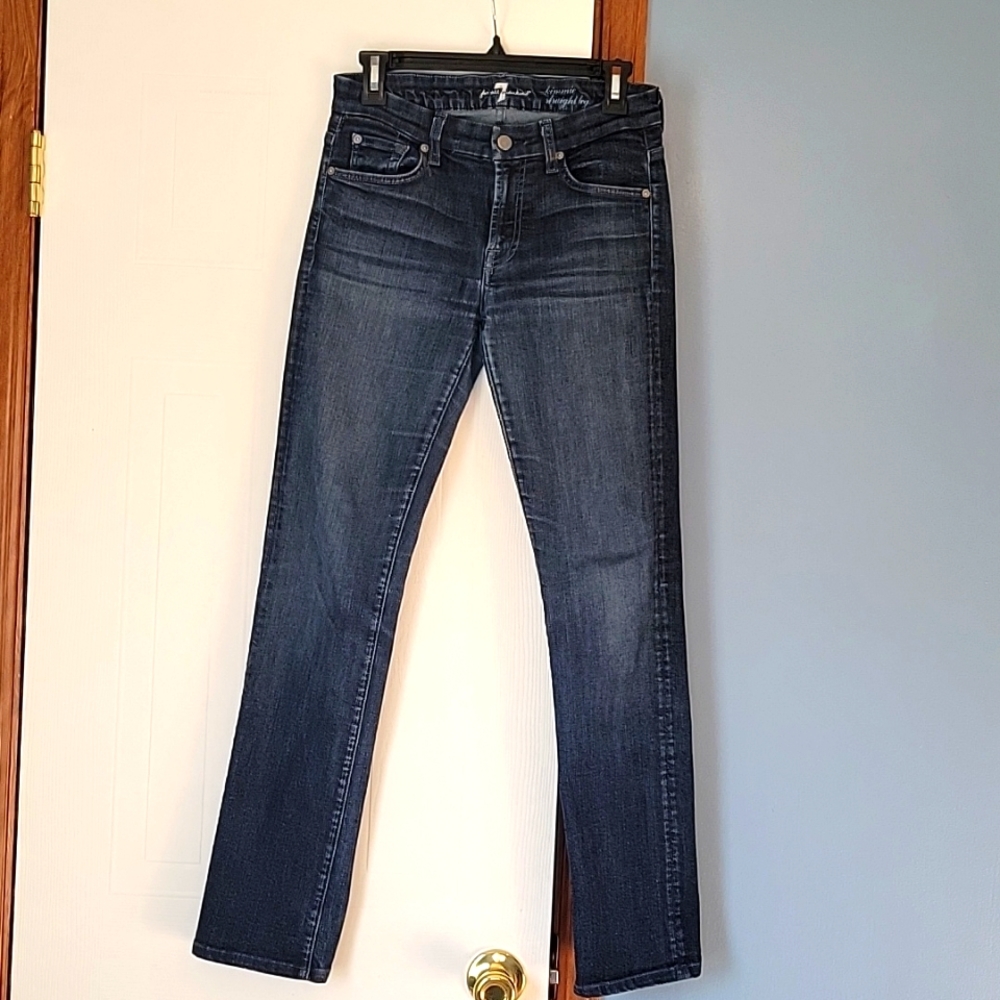 7 For All Mankind "Kimmie" Women's Straight leg Jeans Size 28
